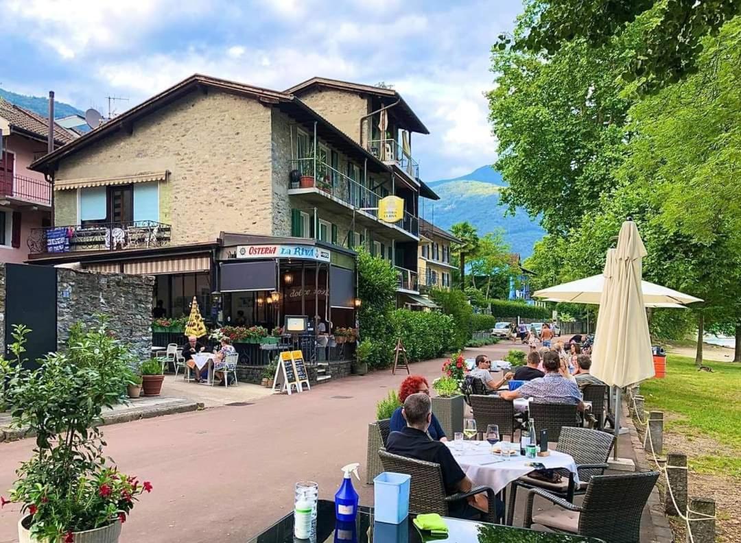 Hotel Osteria La Riva Minusio Zewnętrze zdjęcie